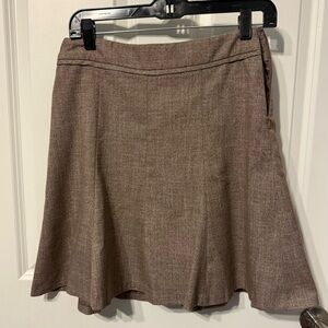 The Limited Tan A-Line Skirt